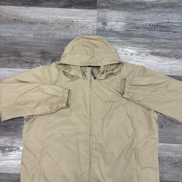 Boeing‎ Airplanes Tan Mens XL Full Zip Mesh Lined Hooded Windbreaker Jacket - Picture 3 of 12